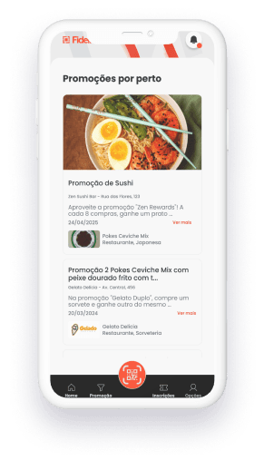 Gerencie promoções no aplicativo Fidelion Cliente